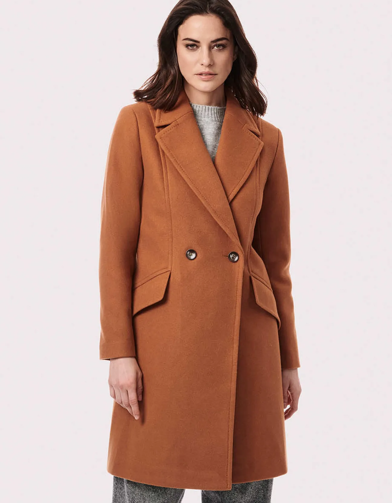 Bernardo Fashions Bond Street Business Coat>Women Wool