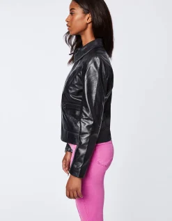Bernardo Fashions Boston Common Leather Jacket>Women Leather