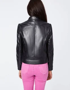 Bernardo Fashions Boston Common Leather Jacket>Women Leather