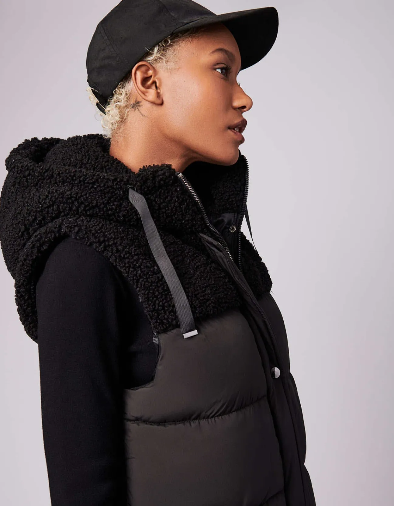 Bernardo Fashions Breckenridge Long Puffer Vest>Women Vests