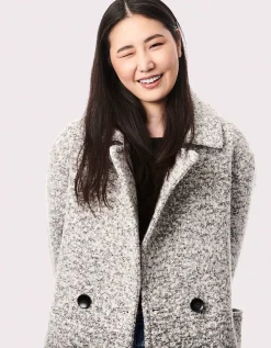 Bernardo Fashions Cafe Classic Wool Coat>Women Wool