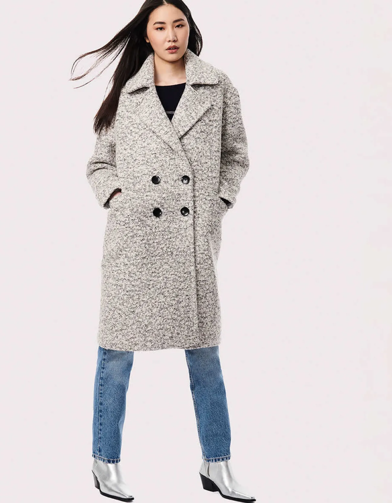 Bernardo Fashions Cafe Classic Wool Coat>Women Wool