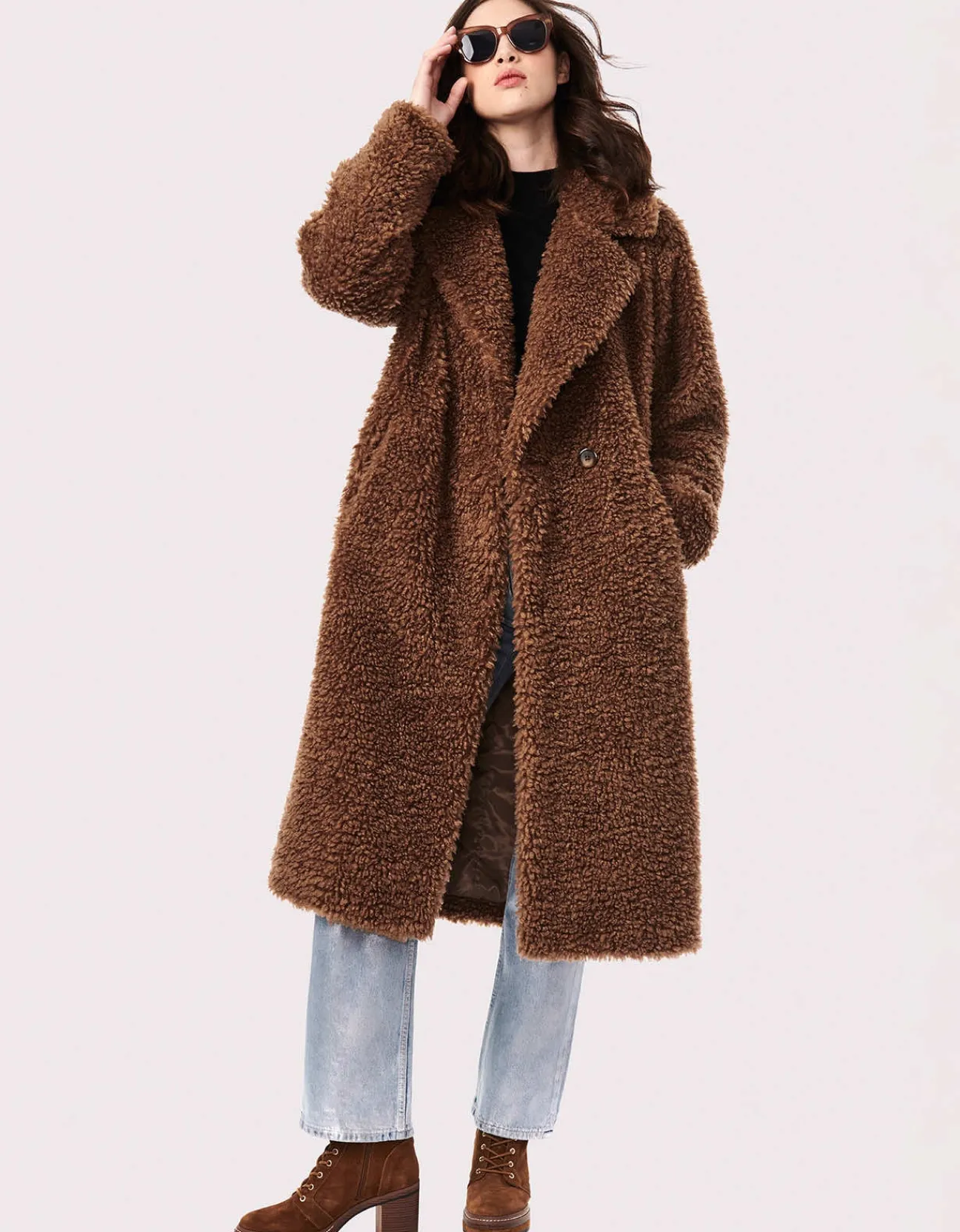 Bernardo Fashions Call Me Cozy Vegan Fur Coat>Women Vegan Fur