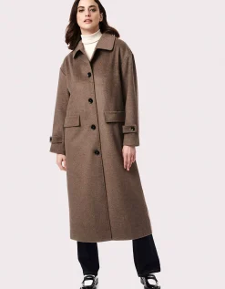 Bernardo Fashions Chateau Chic Long Wool Coat>Women Wool
