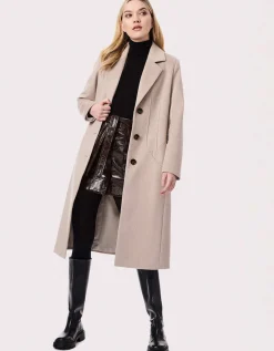 Bernardo Fashions City Chic Long Wool Coat>Women Wool