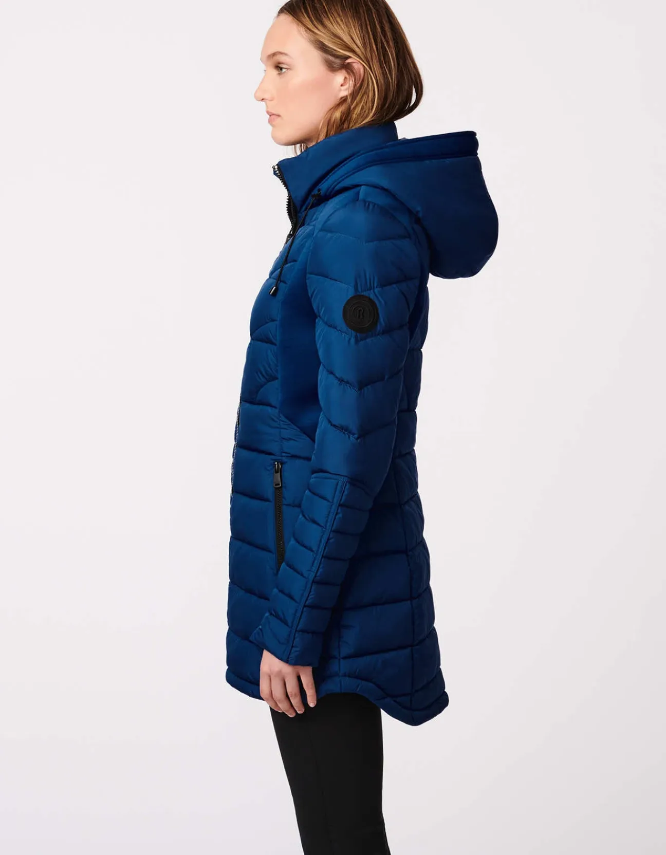 Bernardo Fashions City Hybrid Puffer Coat>Women Performance