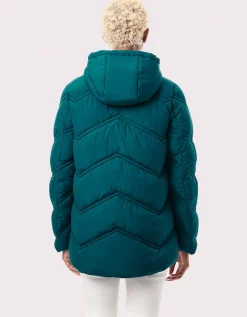 Bernardo Fashions Classic Chevron Puffer Jacket>Women Jackets