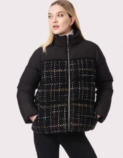 Bernardo Fashions Country Combo Puffer Jacket>Women Jackets