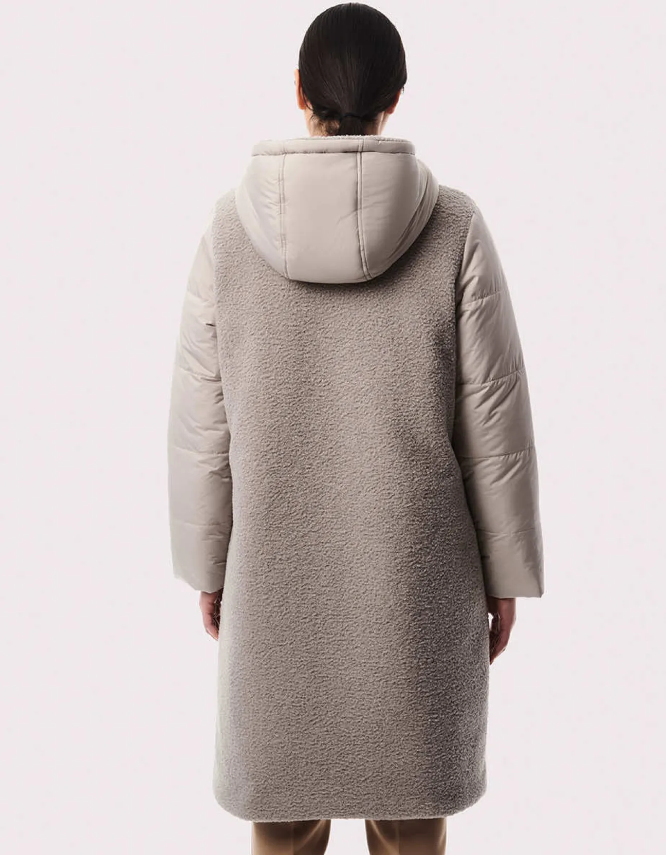 Bernardo Fashions Creative Combo Vegan Fur Puffer Walker>Women Vegan Fur