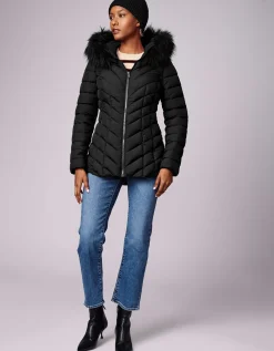 Bernardo Fashions Denali Versatile Vegan Fur Puffer Jacket>Women Walkers
