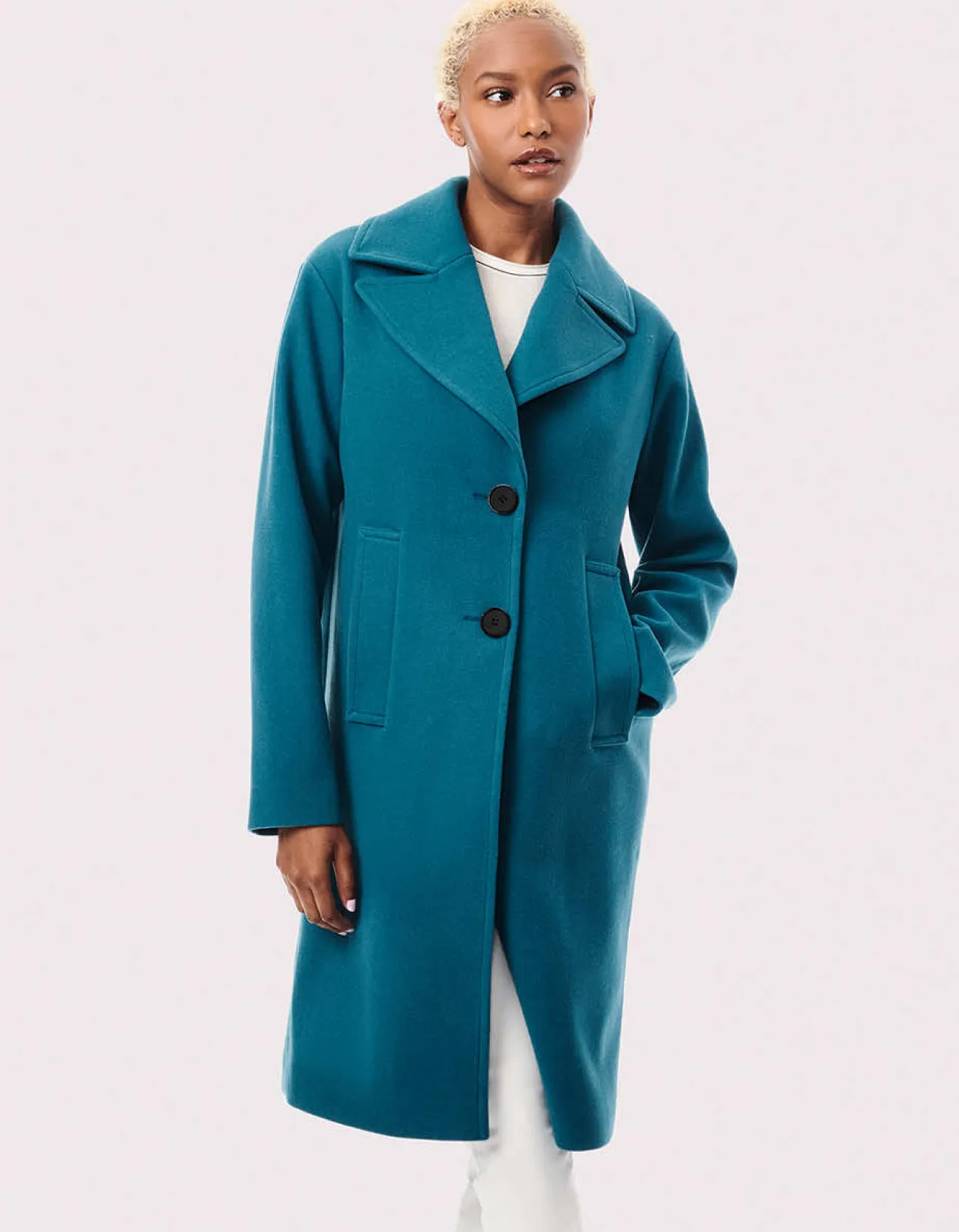 Bernardo Fashions Desk To Dinner Wool Coat>Women Wool