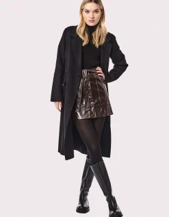 Bernardo Fashions Downtown Brickell Long Coat>Women Wool
