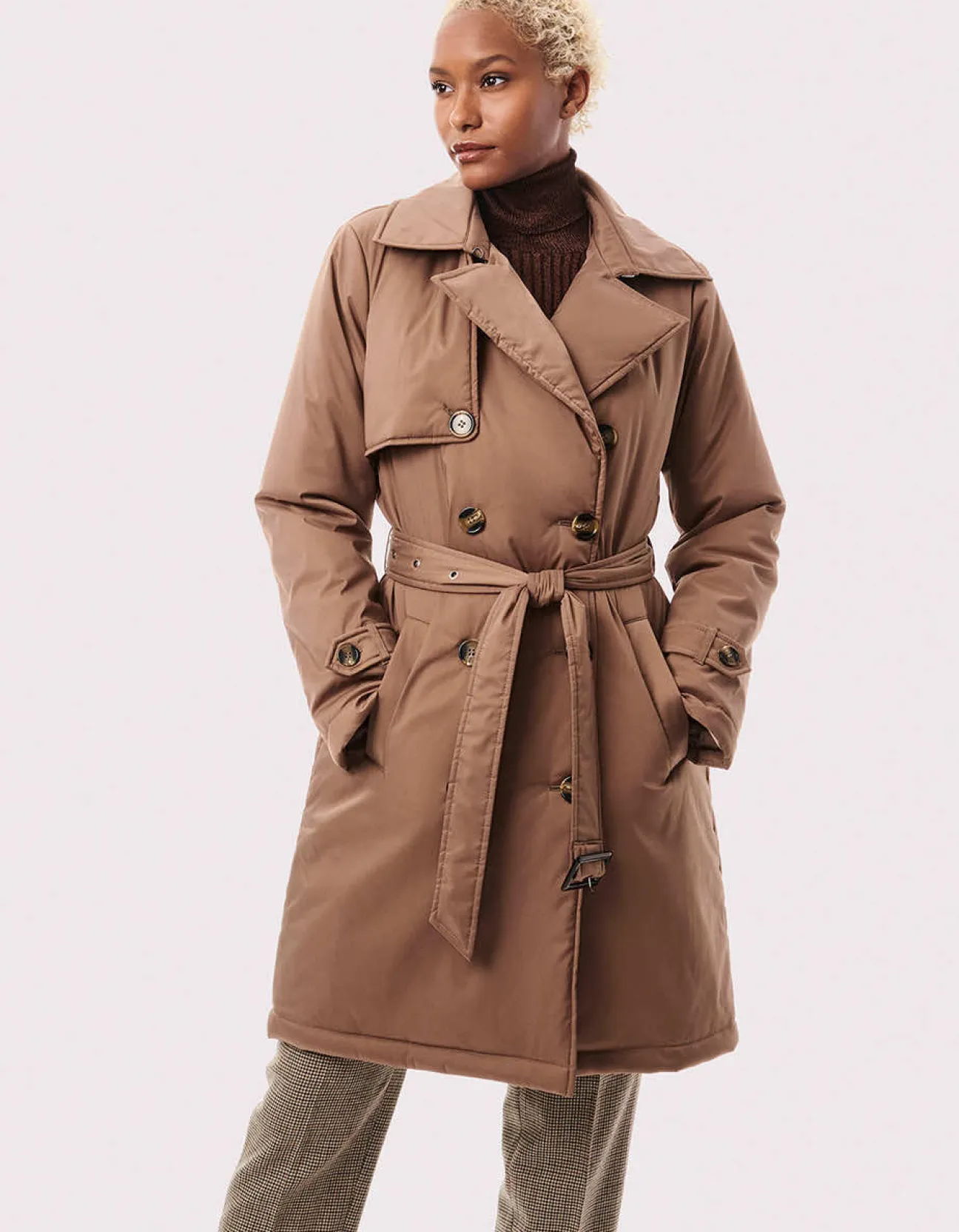 Bernardo Fashions Effortless Belted Puffer Coat>Women Rain Or Shine