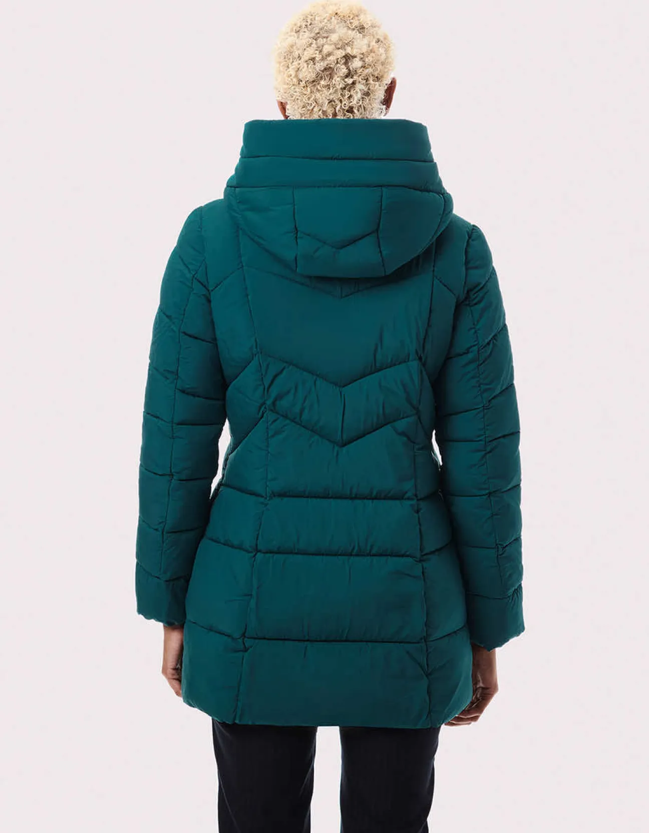 Bernardo Fashions Fab Funnel Quilted Puffer Jacket>Women Jackets