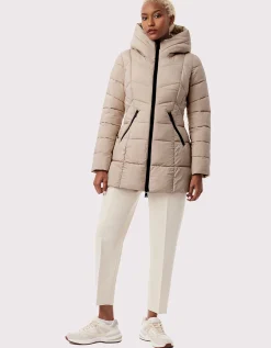 Bernardo Fashions Fab Funnel Quilted Puffer Jacket>Women Jackets
