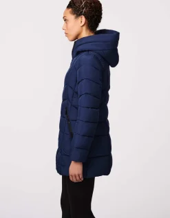 Bernardo Fashions Fab Funnel Quilted Puffer Jacket>Women Jackets