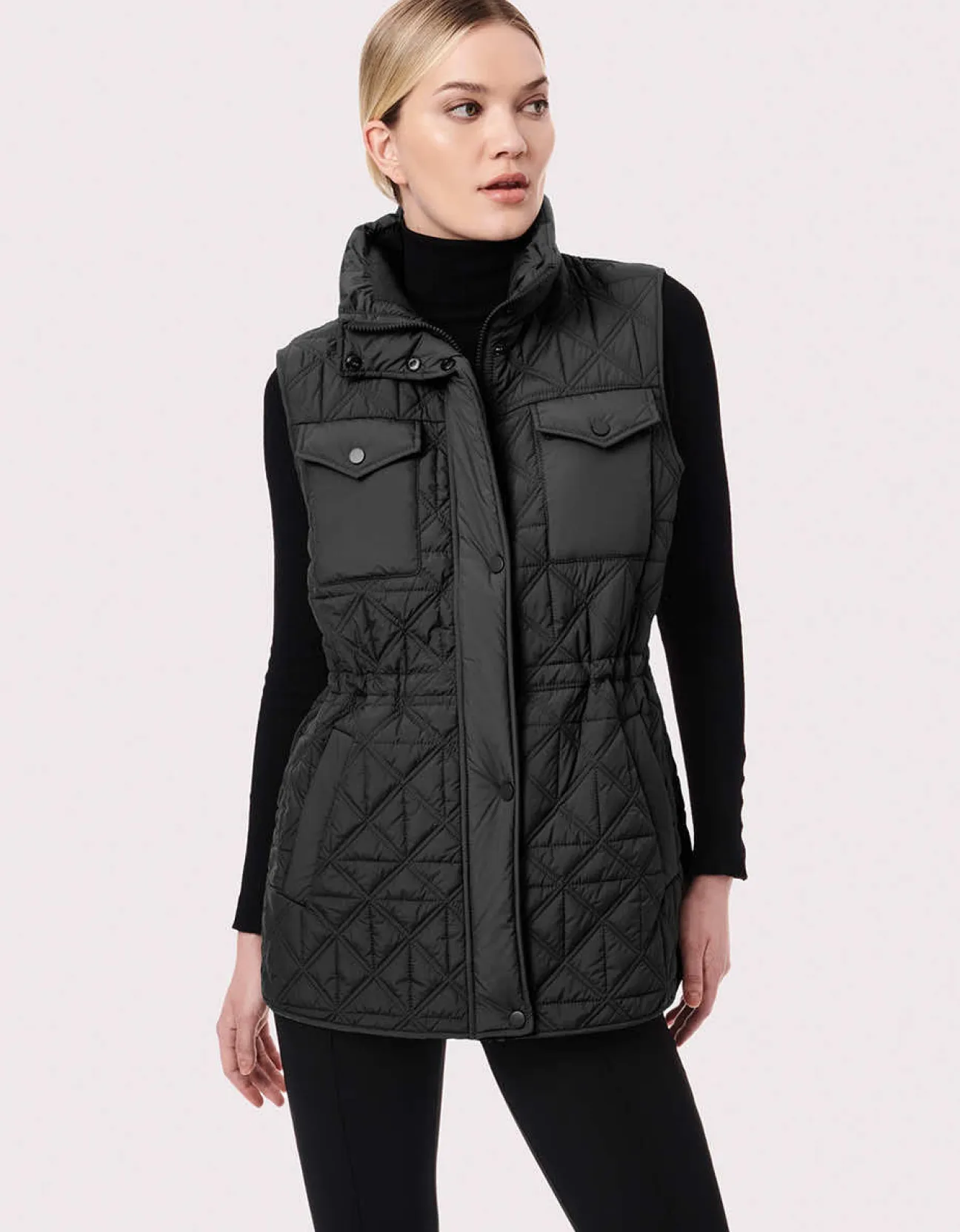 Bernardo Fashions Glamp Utility Puffer Vest>Women Vests