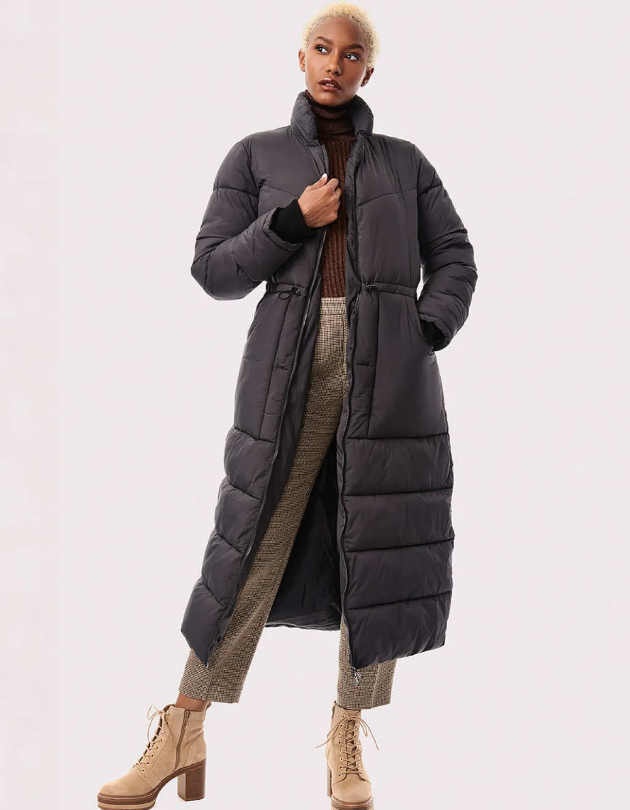 Bernardo Fashions Great Outdoors Long Puffer Coat>Women Long Coats
