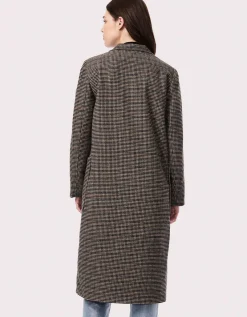 Bernardo Fashions Jackson Houndstooth Wool Coat>Women Wool