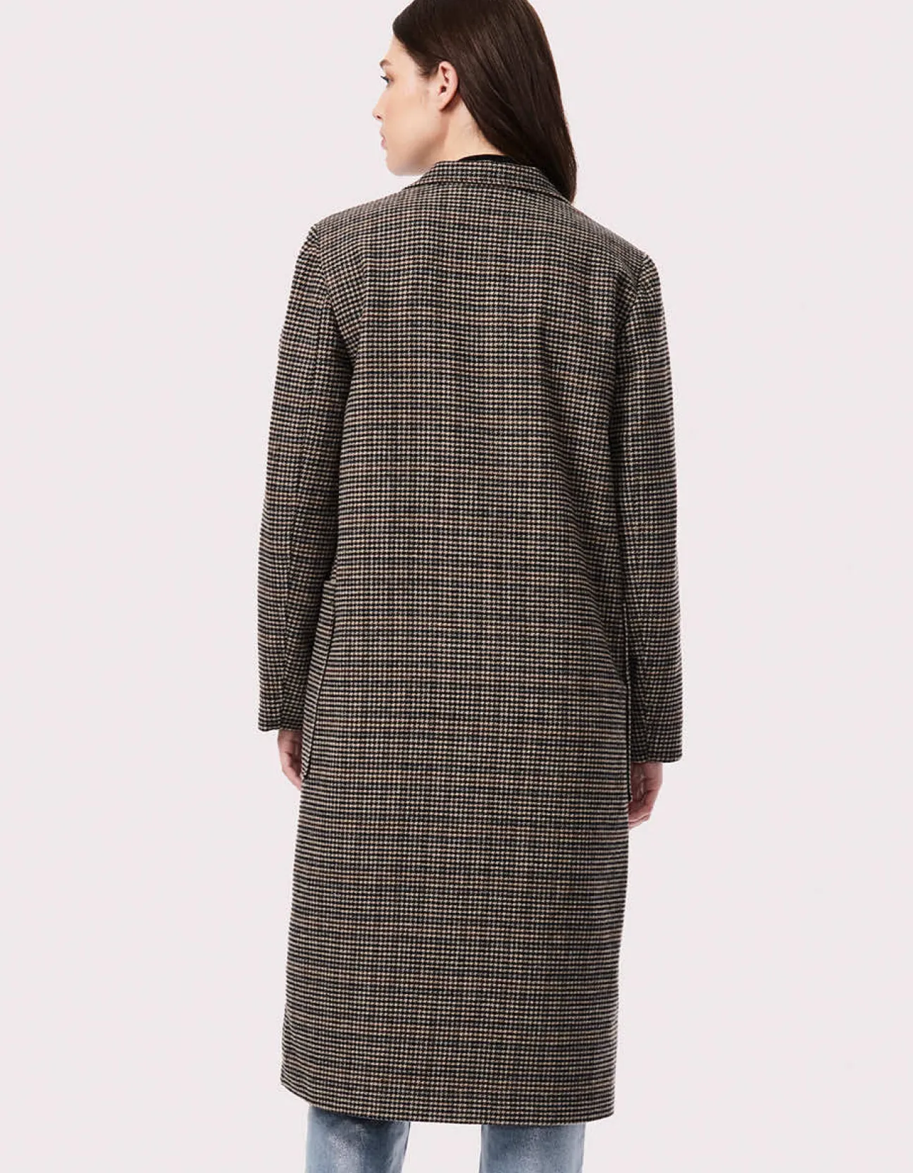 Bernardo Fashions Jackson Houndstooth Wool Coat>Women Wool