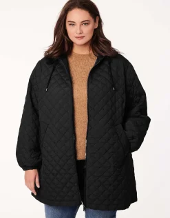 Bernardo Fashions Lite Quilted Coat - Curve>Women Walkers