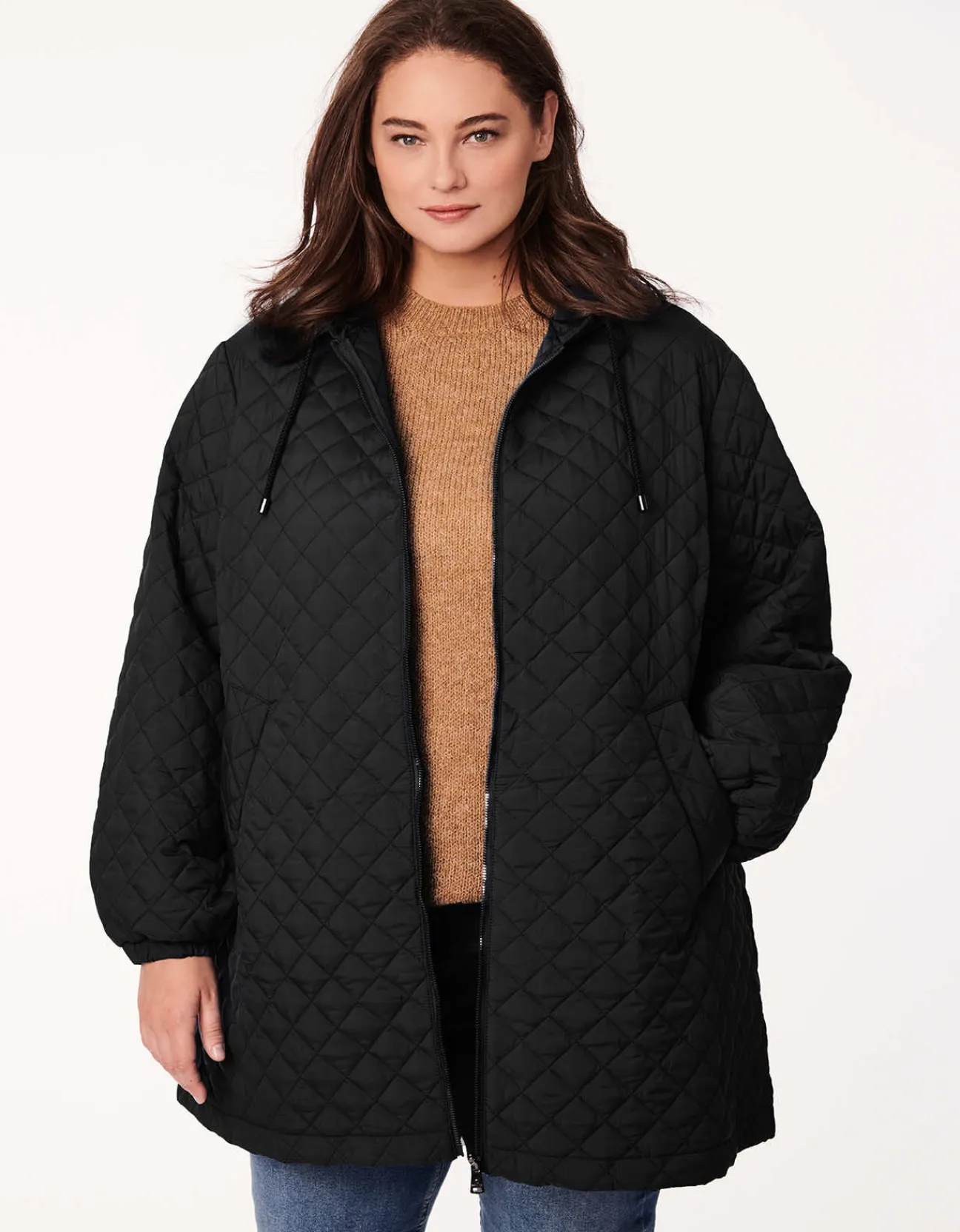 Bernardo Fashions Lite Quilted Coat - Curve>Women Walkers