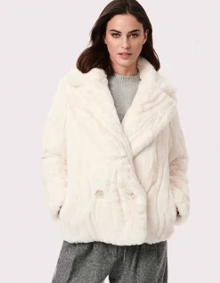 Bernardo Fashions Luxe Touch Vegan Fur Jacket>Women Vegan Fur