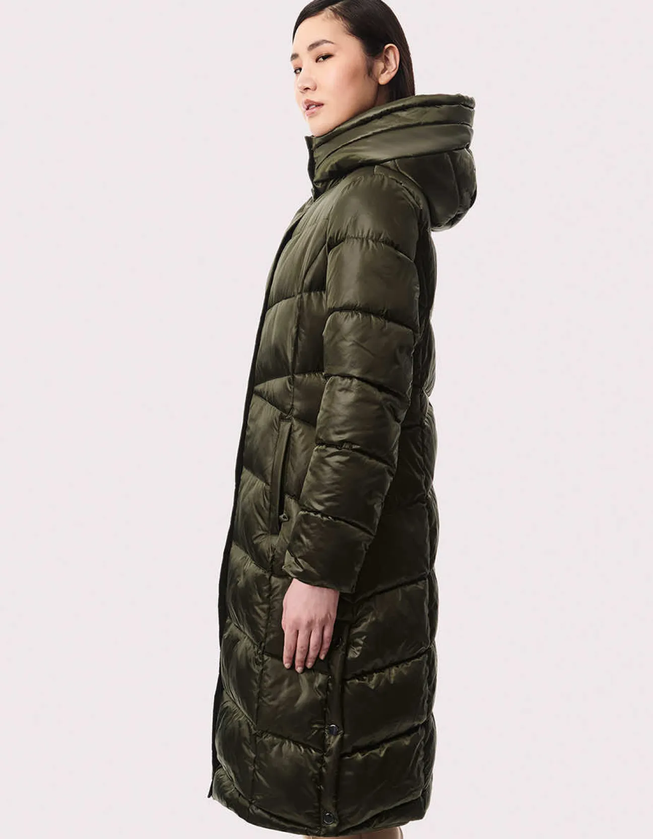 Bernardo Fashions Manhattan Matte Long Puffer Coat>Women Long Coats