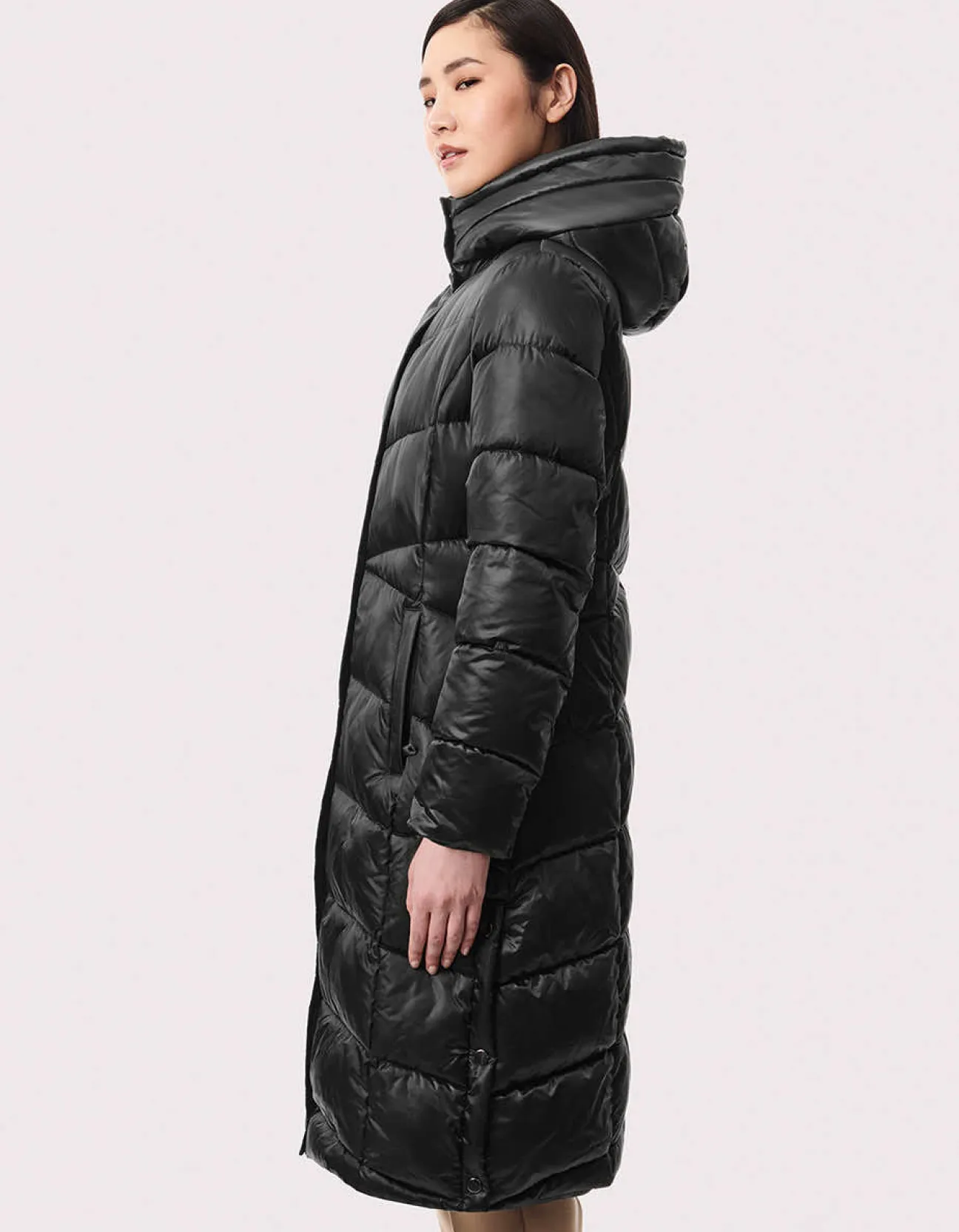 Bernardo Fashions Manhattan Matte Long Puffer Coat>Women Long Coats