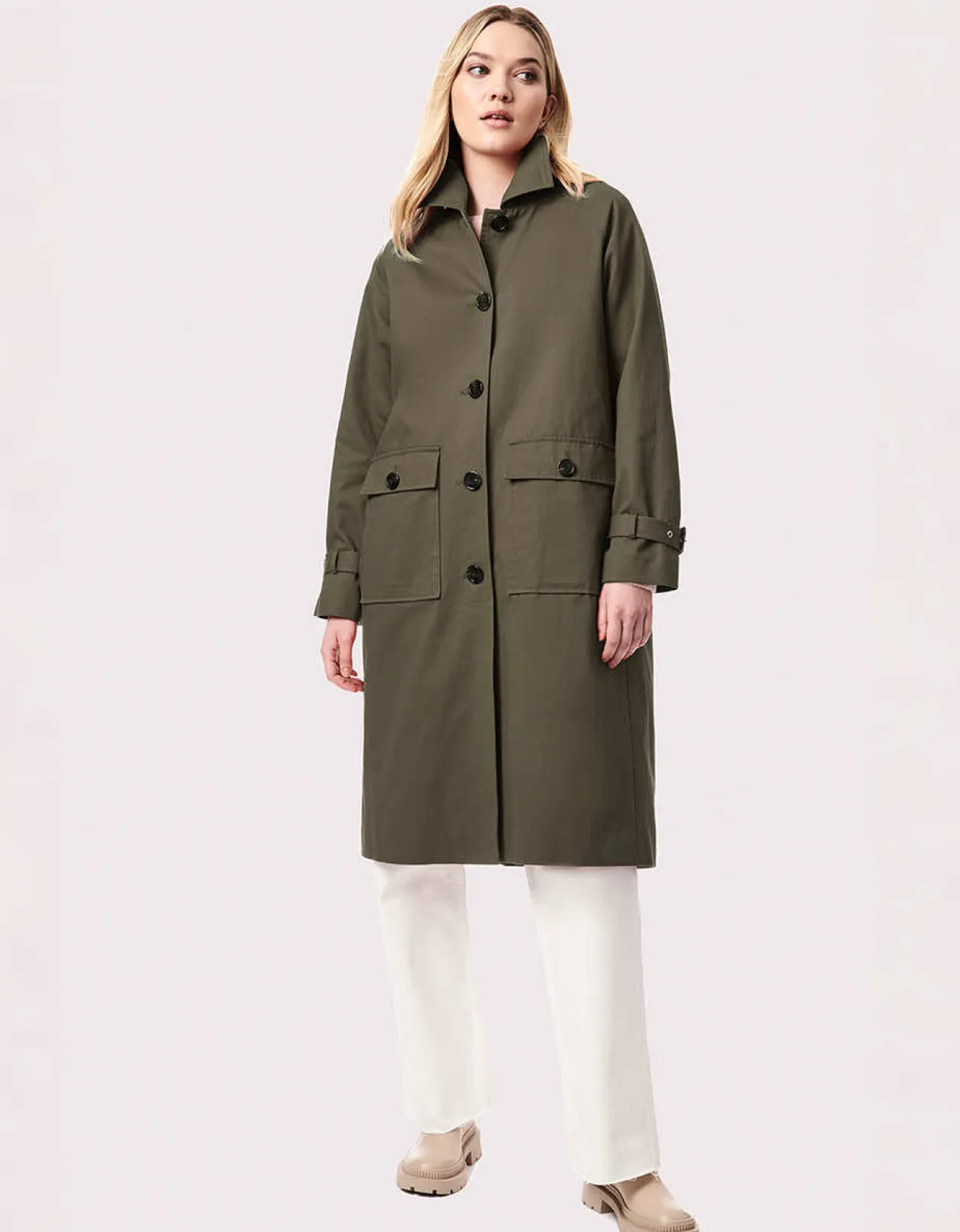 Bernardo Fashions Mayfair Long Utility Coat>Women Rain Or Shine