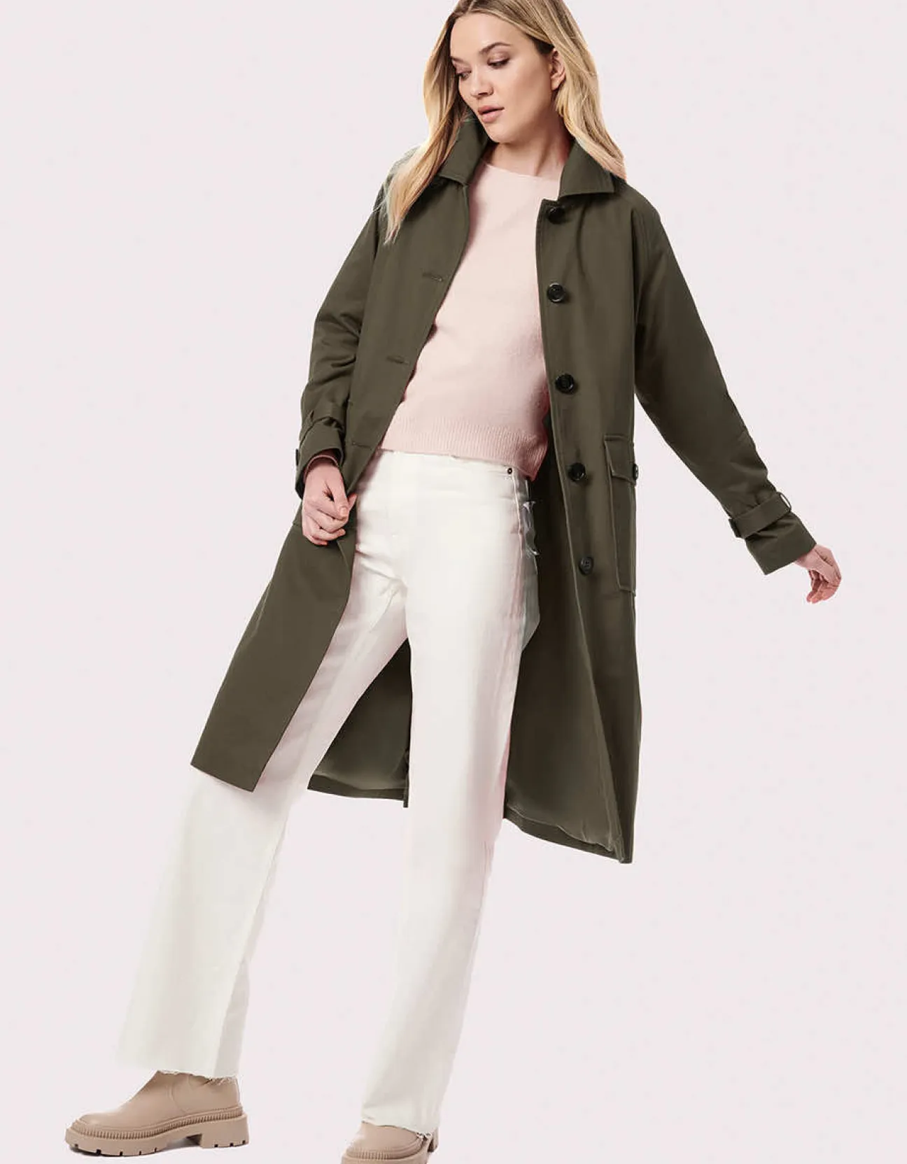 Bernardo Fashions Mayfair Long Utility Coat>Women Rain Or Shine
