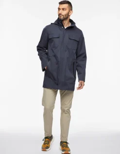 Bernardo Fashions Men'S Getaway Removable Hood Rain Jacket>Men Men