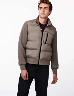 Bernardo Fashions Men'S Knit-Mix Puffer Jacket>Men Men