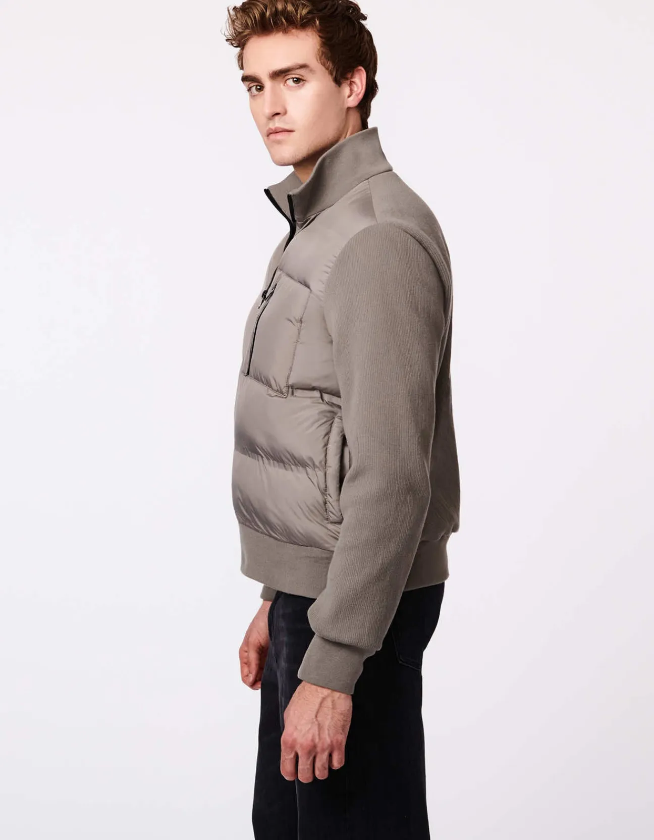 Bernardo Fashions Men'S Knit-Mix Puffer Jacket>Men Men