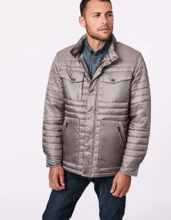 Bernardo Fashions Men'S Pocket Row Puffer Jacket>Men Men