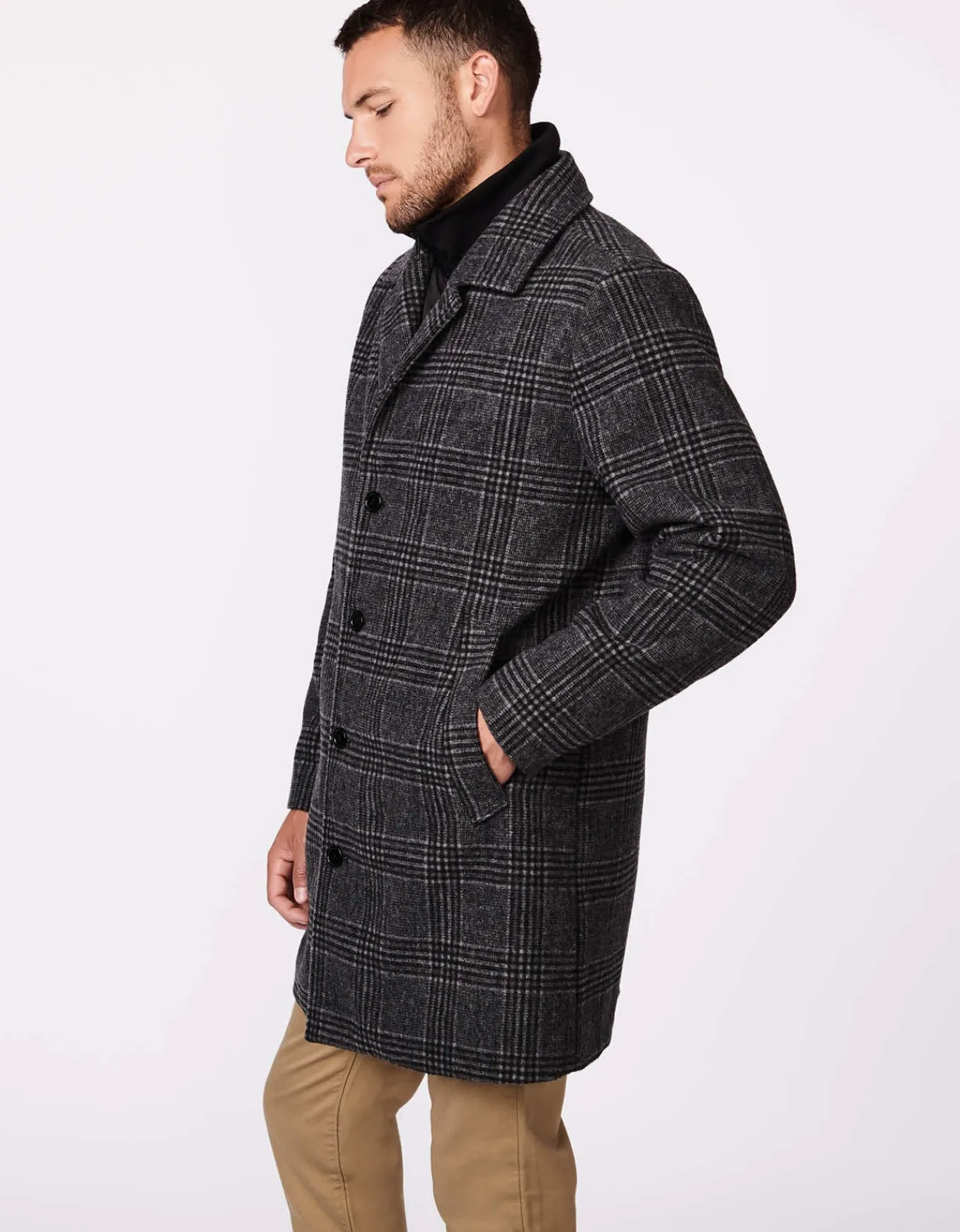 Bernardo Fashions Men'S Versatile Valley Wool Coat>Men Men