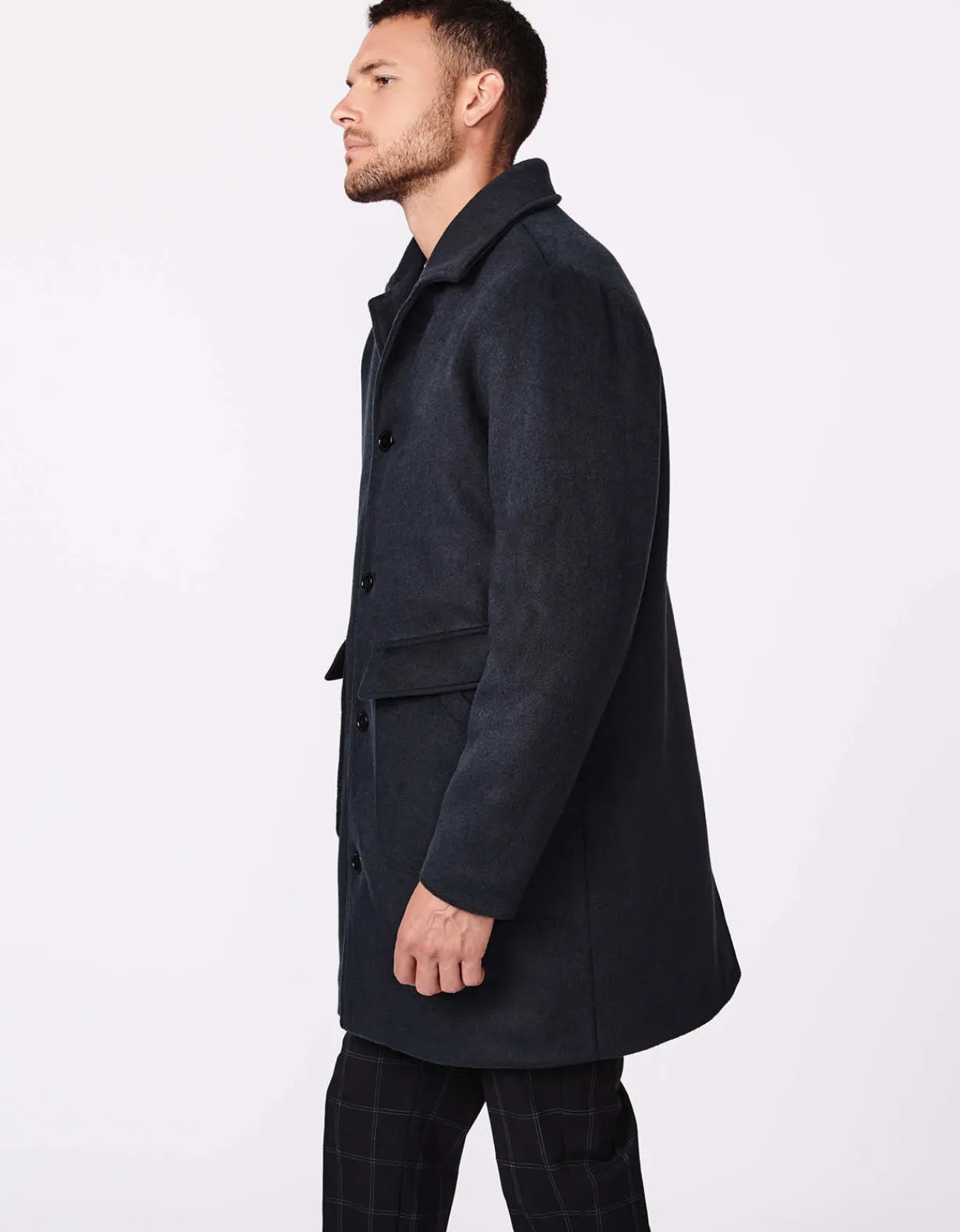 Bernardo Fashions Men'S Work-To-Weekend Wool Coat>Men Men
