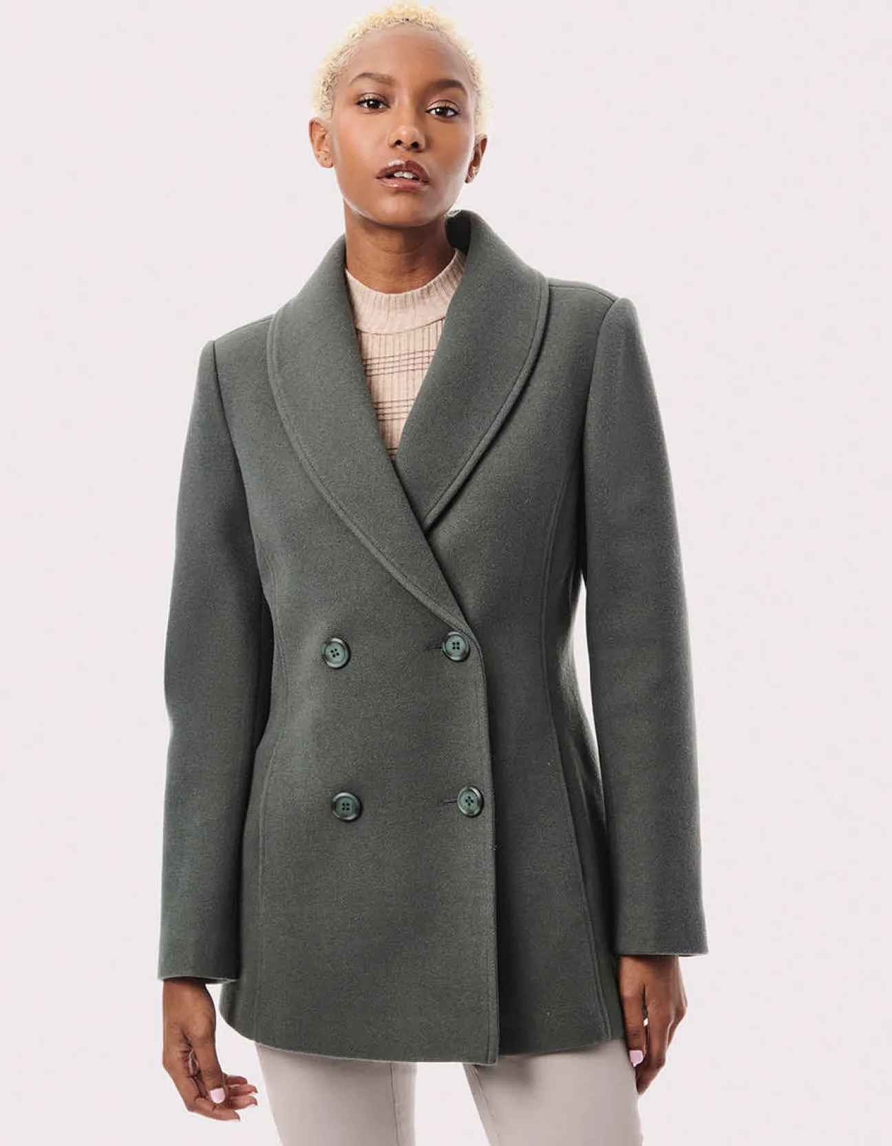 Bernardo Fashions Milan Modern Wool Blazer>Women Wool