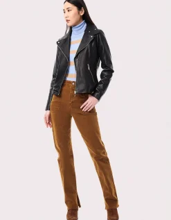Bernardo Fashions Moto City Genuine Leather Jacket>Women Leather