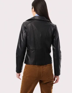 Bernardo Fashions Moto City Genuine Leather Jacket>Women Leather