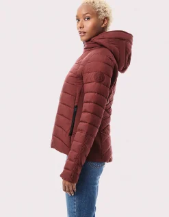 Bernardo Fashions Neo Active Double Up Hooded Puffer>Women Performance