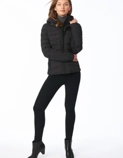 Bernardo Fashions Neo Active Double Up Hooded Puffer>Women Jackets