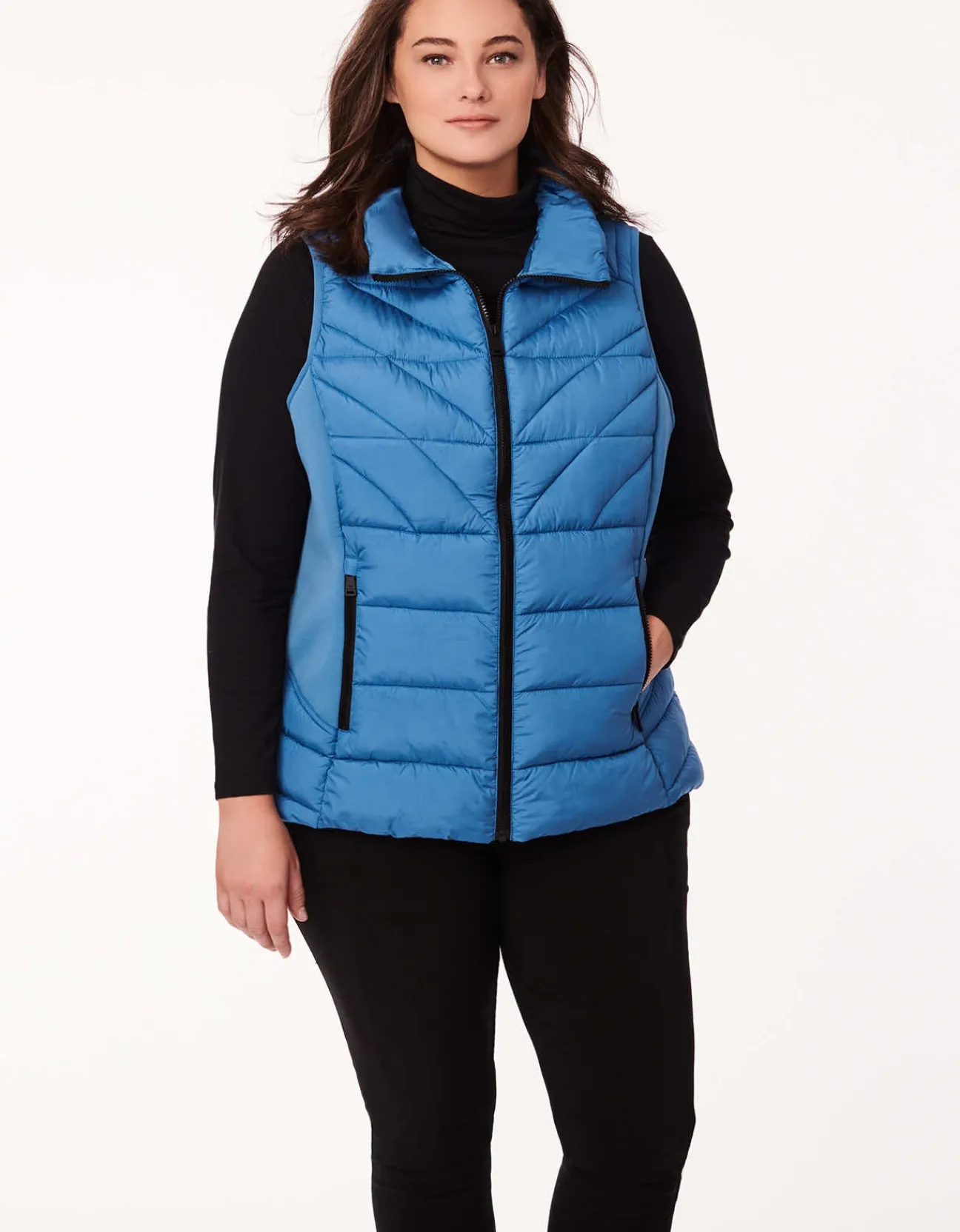 Bernardo Fashions Neo Active Sport Puffer Vest - Curve>Women Vests