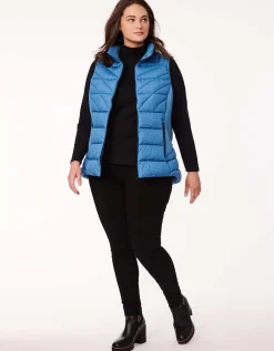 Bernardo Fashions Neo Active Sport Puffer Vest - Curve>Women Vests