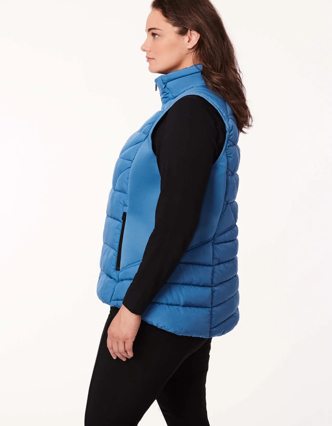 Bernardo Fashions Neo Active Sport Puffer Vest - Curve>Women Vests