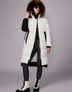 Bernardo Fashions Outdoorsy Wool Combo Puffer Coat>Women Long Coats