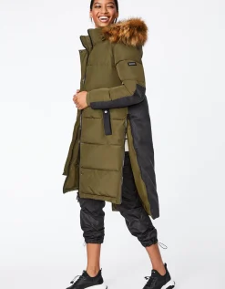 Bernardo Fashions Outdoorsy Wool Combo Puffer Coat>Women Heavy Winter Coats