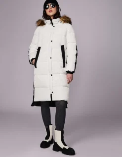 Bernardo Fashions Outdoorsy Wool Combo Puffer Coat>Women Heavy Winter Coats