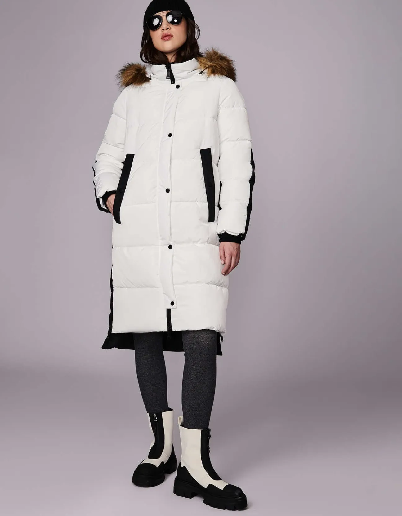 Bernardo Fashions Outdoorsy Wool Combo Puffer Coat>Women Heavy Winter Coats