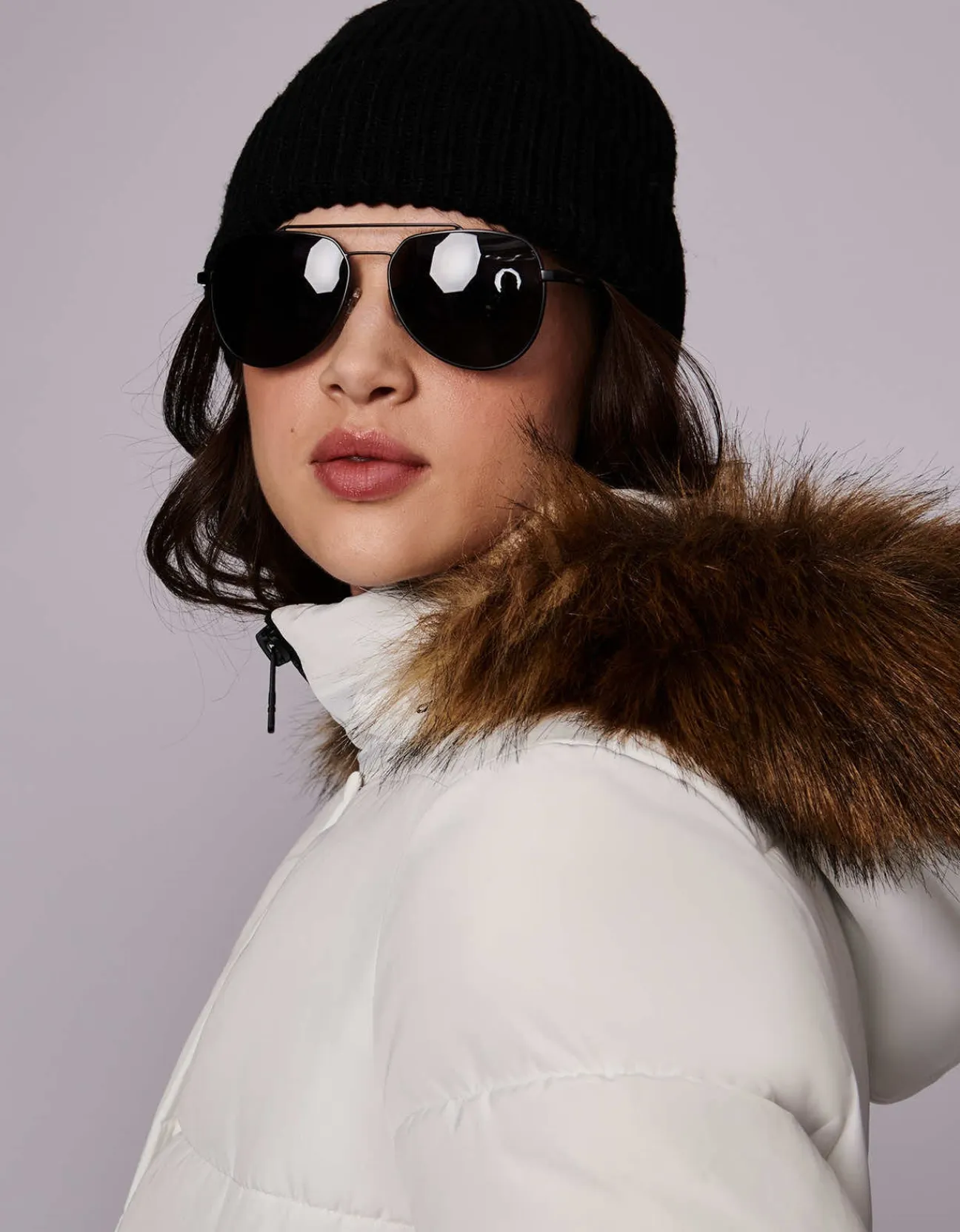 Bernardo Fashions Outdoorsy Wool Combo Puffer Coat>Women Heavy Winter Coats